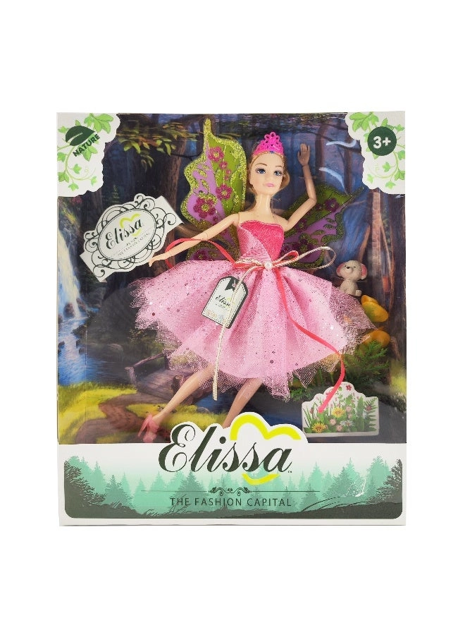 Fashion Capital - 11.5 Inch Articulated Brushable Hair Ages 3+