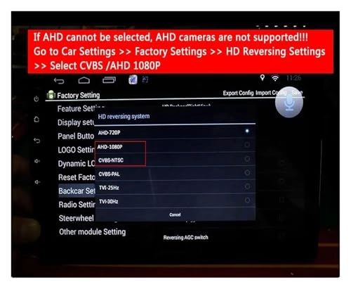 Intelligent Dynamic Trajectory Car Rear View Camera - Night Vision Wire 4K AHD 1080P