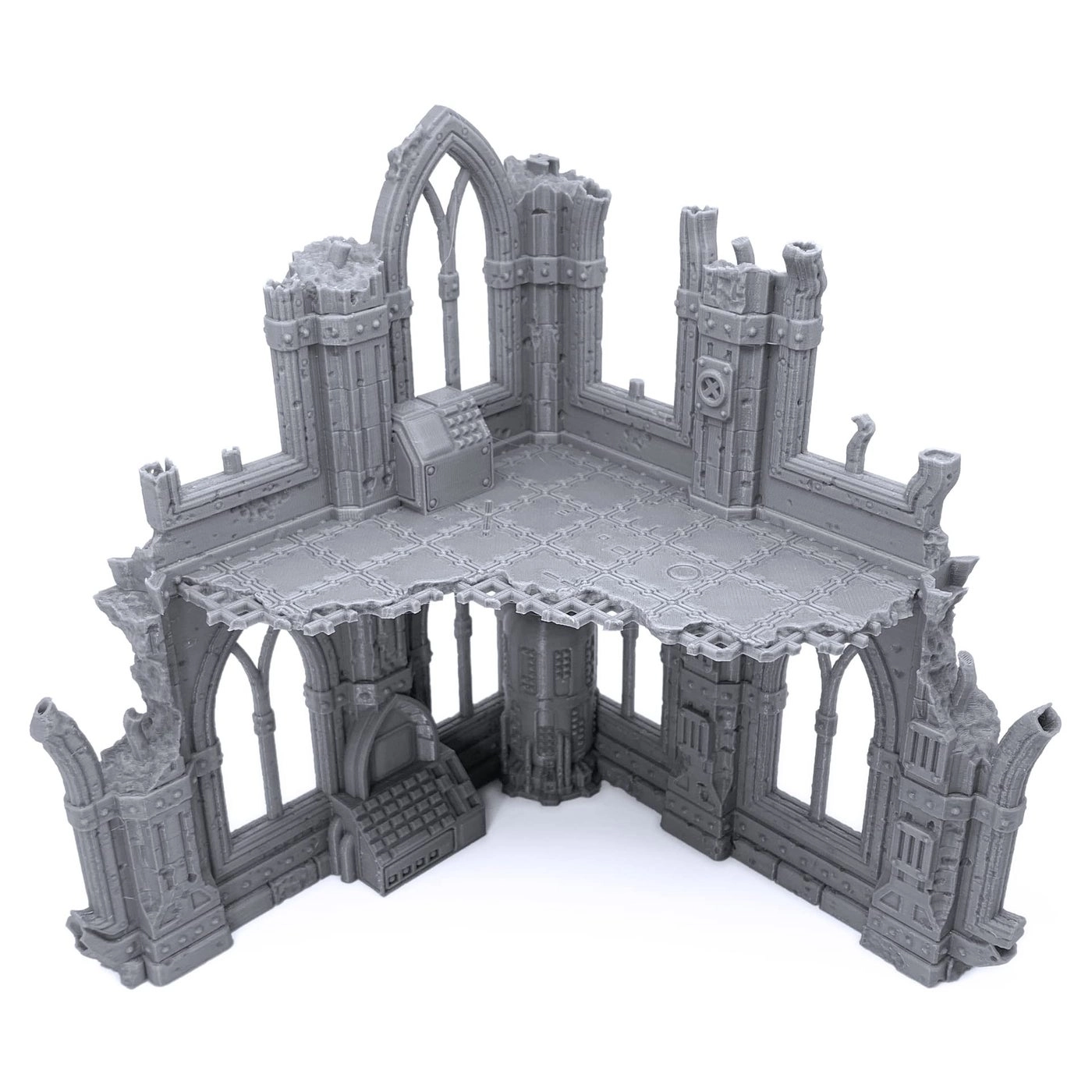 Battle Ruined Walls - 2 pieces 28mm popular wargame and RPG miniatures