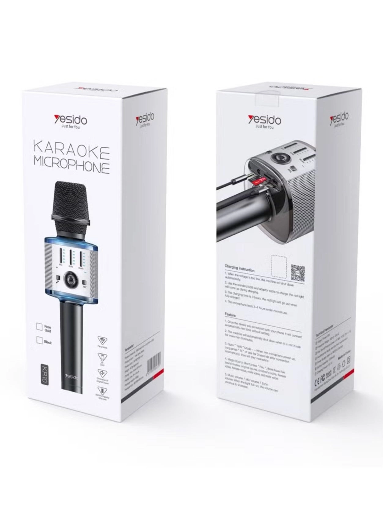 KR10 - 1 x Built-In Wireless Microphone