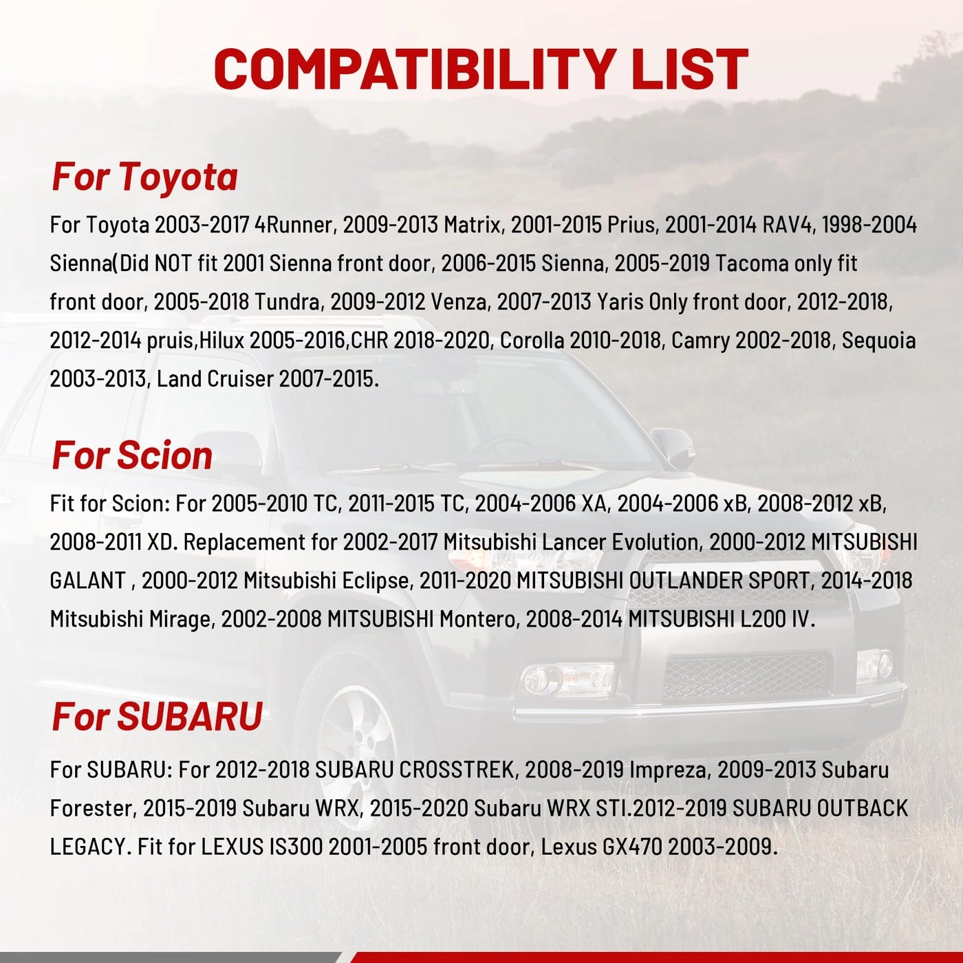 Stereo Harness - Toyota Subaru