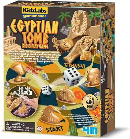 4M KidzLabs Gamemaker Egyptian Tomb Dig & Play Kit Archaeology - 5 years+