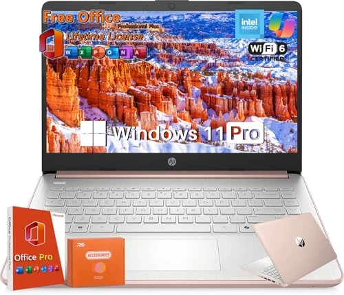 14 Laptop Computer Laptop 14-dq6011dx - 14'' N150 16GB DDR4 128GB UFS + 256GB MSD Card