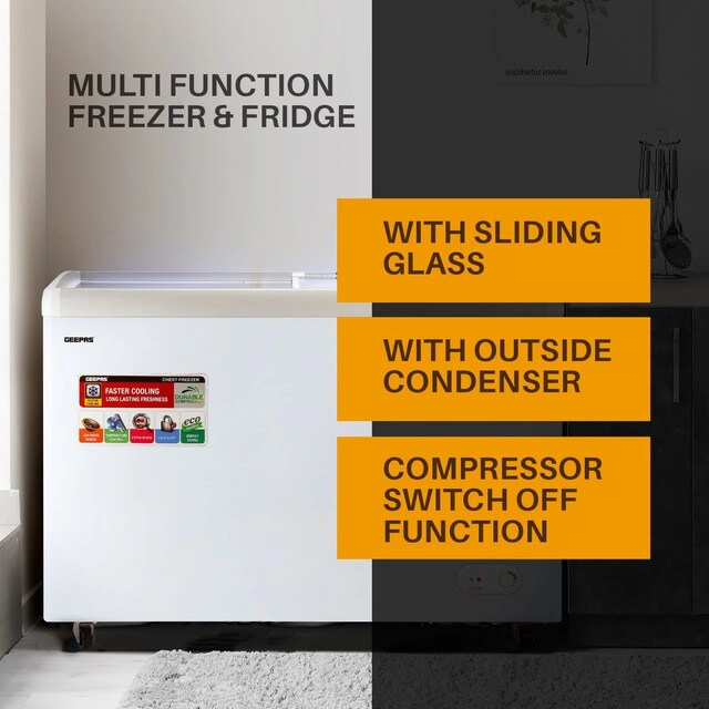 GCF4220SG - Chest Showcase Freezer White