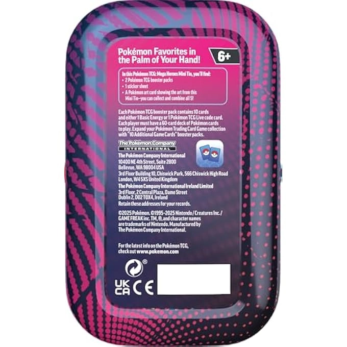 MEGA GARDIVOIR - Mini Tin 1 Sticker 1 Art Card 2 Booster Packs