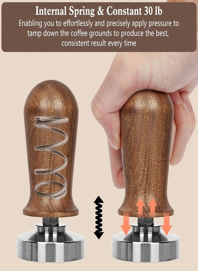 Coffee Tamper Set - 51mm Sandalwood