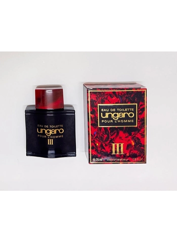 Emanuel Ungaro POUR L'HOMME III Eau de Toilette 75ml