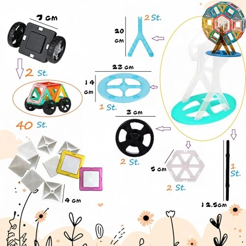 Magnetic Construction Toy - Building Learning and Discovery