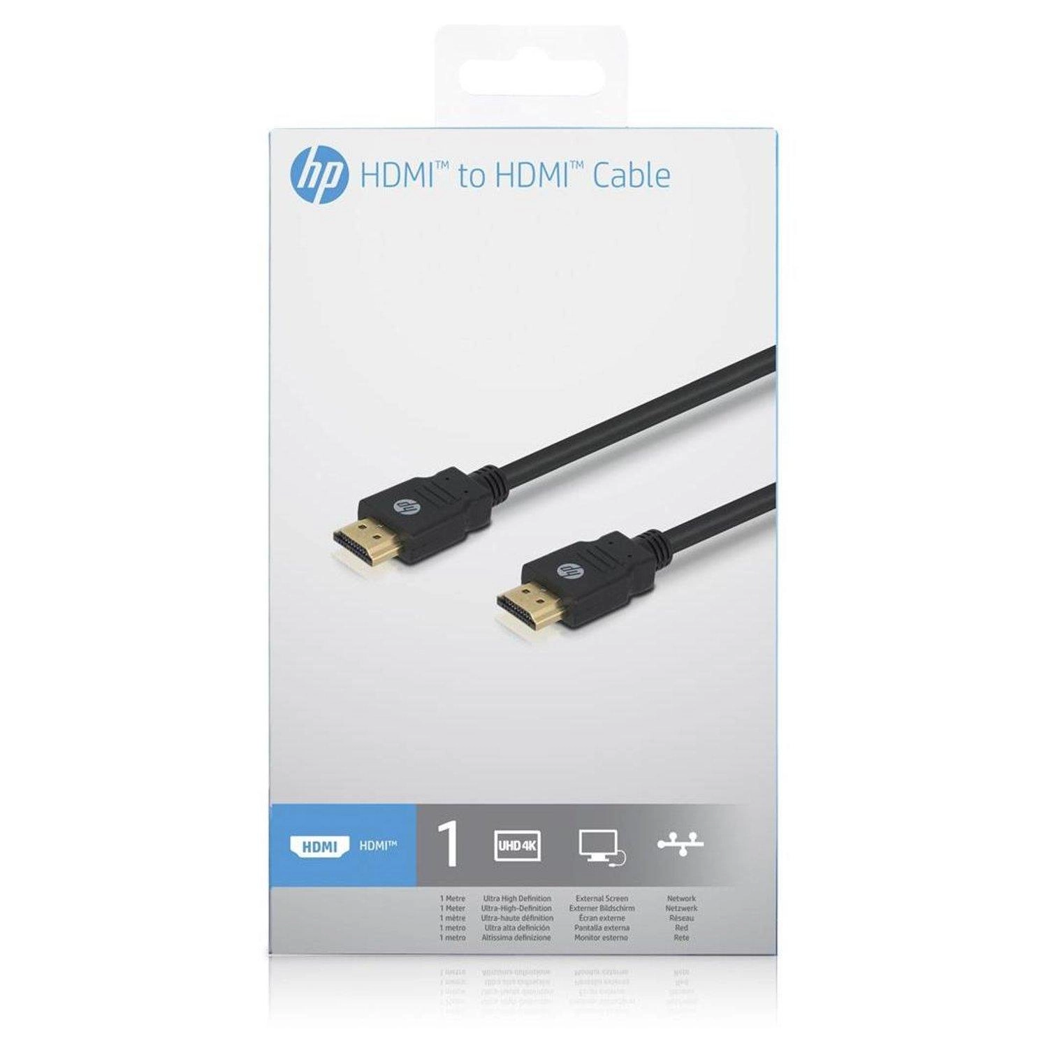 HP 4K HDMI Cable 1m with Ethernet