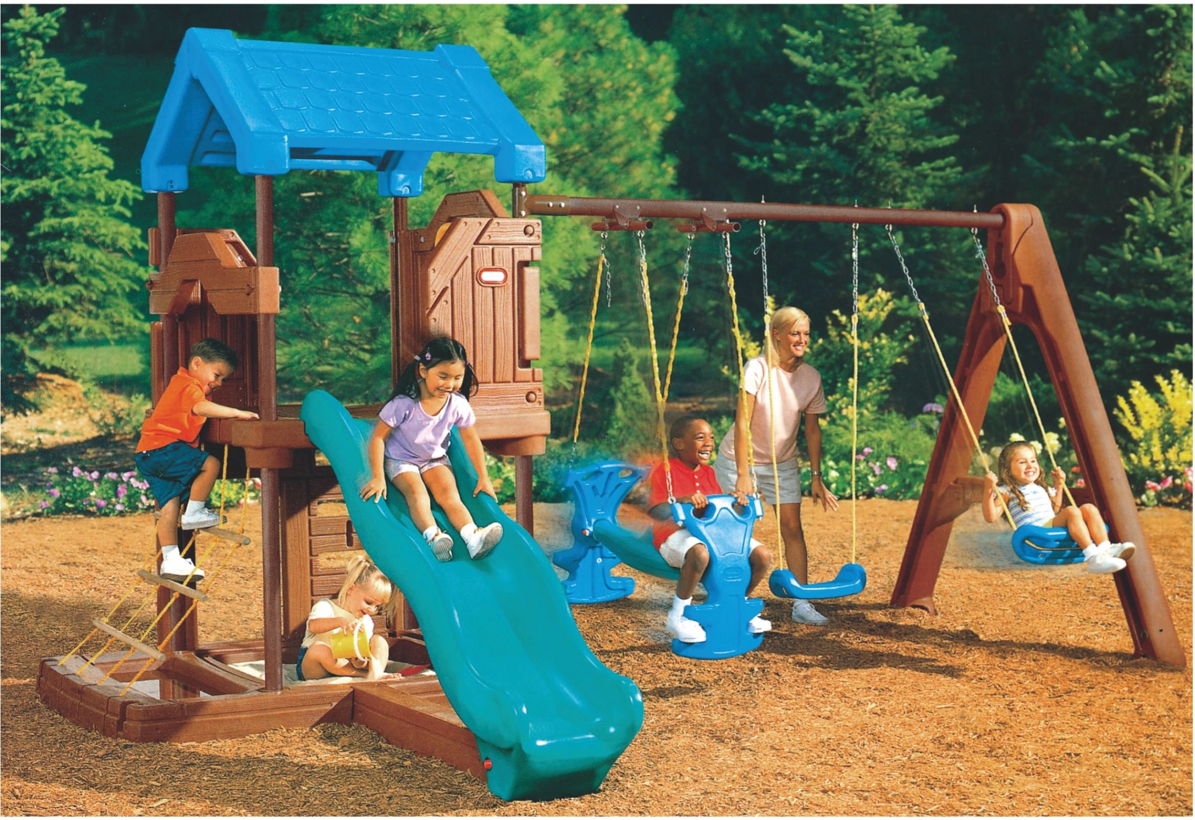 Rainbow Toys Kids Outdoor Cottage House - RW-16305 425×280×235cm
