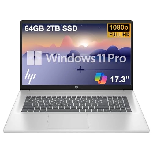 HP Laptop 17 - 17.3'' Ryzen 5-7430U 32GB DDR4 1TB SSD