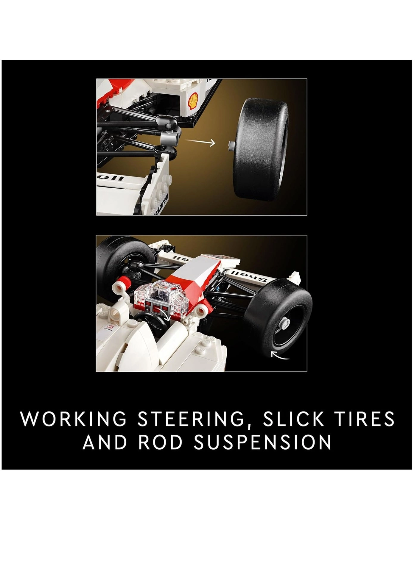 Icons McLaren Model Car MP4/4 & Ayrton Senna (10330)