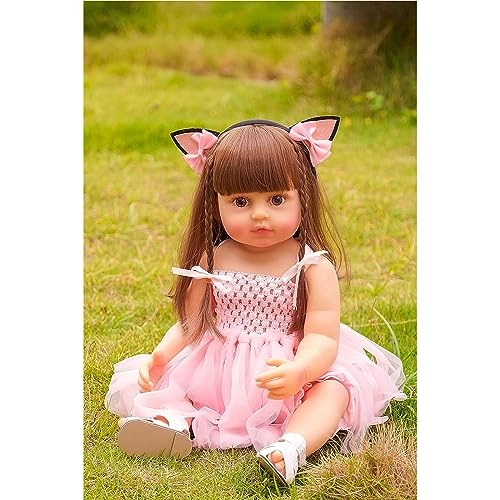 Reborn Baby Doll - 22 Inch 55 Cm Silicone Girl Ages 3+