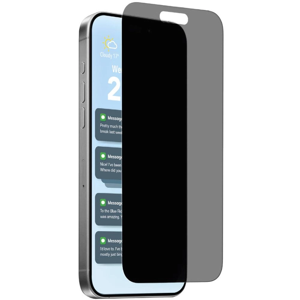 PURO Privacy Tempered Glass Screen Protector for iPhone 17 Pro Max