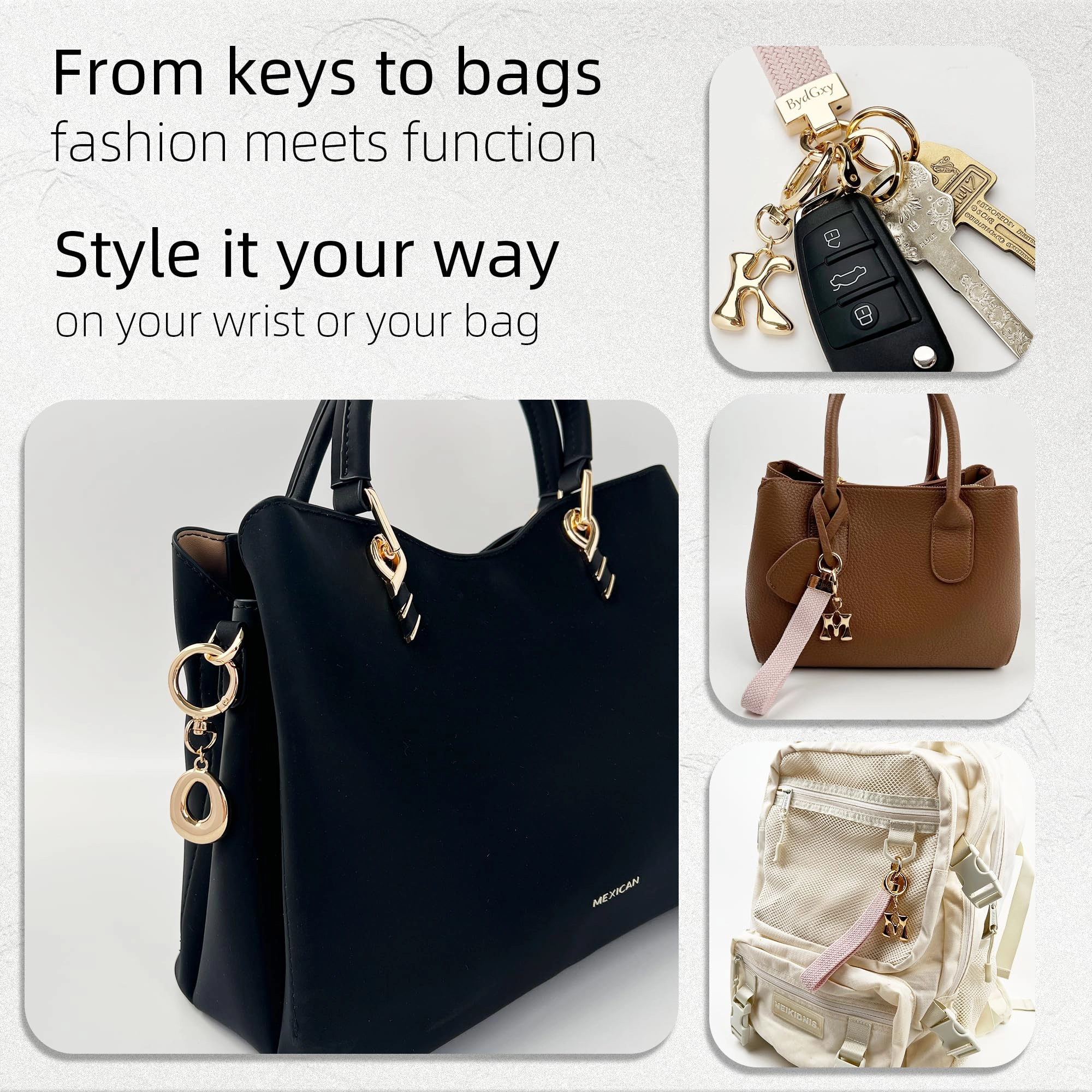Initial Keychain - Letter