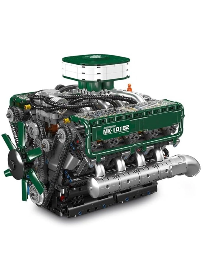 10182 V8 Tank Engine Engineering - 14 years+ 2250 pieces