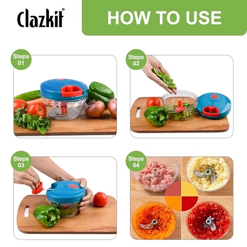 Kitchen Dori - 450ml 3 Stainless Steel Blades