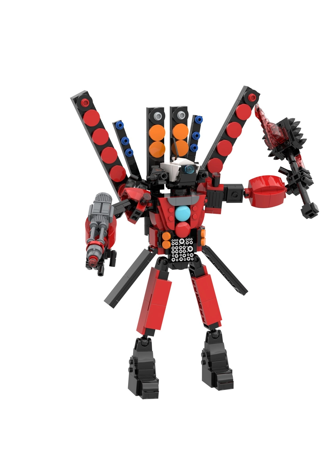 Skibidi Toilet Man - Robots 513 pcs