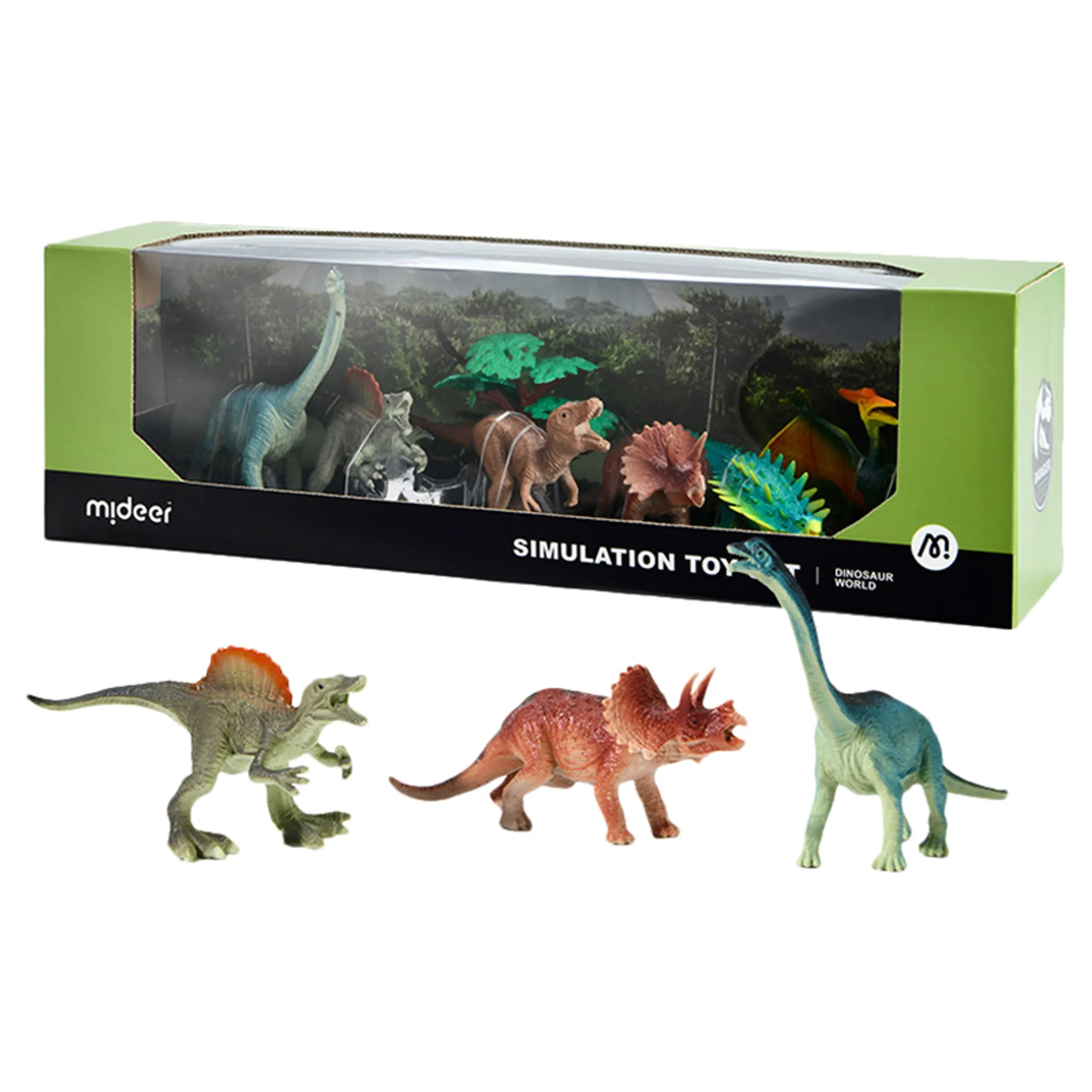 MIDEER Dinosaur Collectibles - 3 years 6pcs