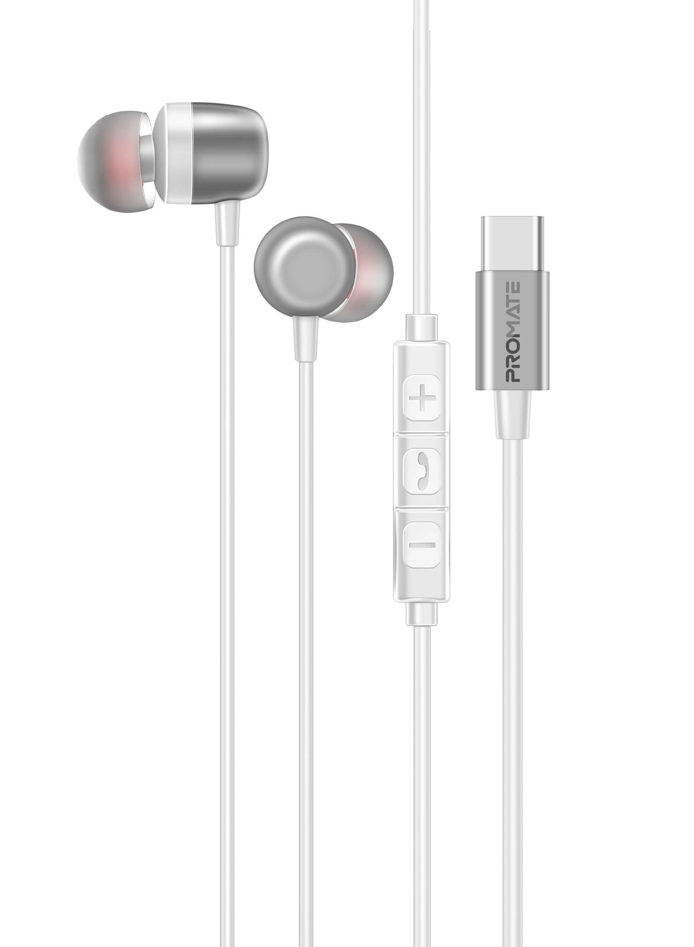 Promate Silken-ENC Wired Earbud