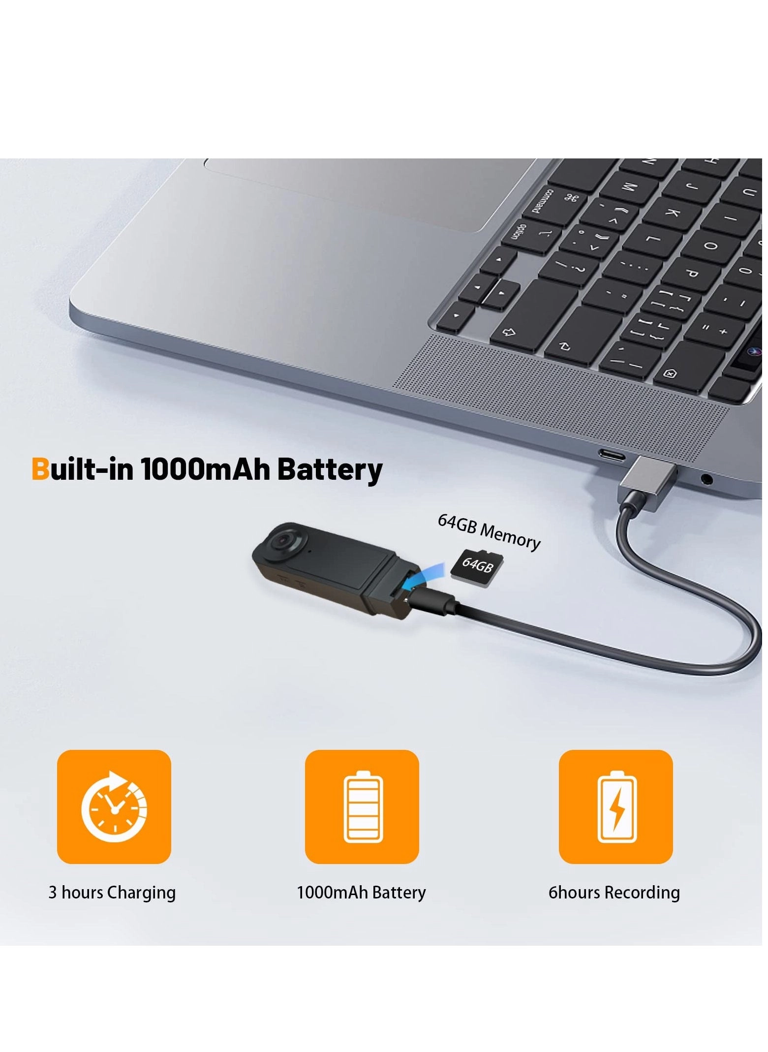 Mini Body Camera Dimension2D[width=1920.0, height=1080.0]pixels 32GB