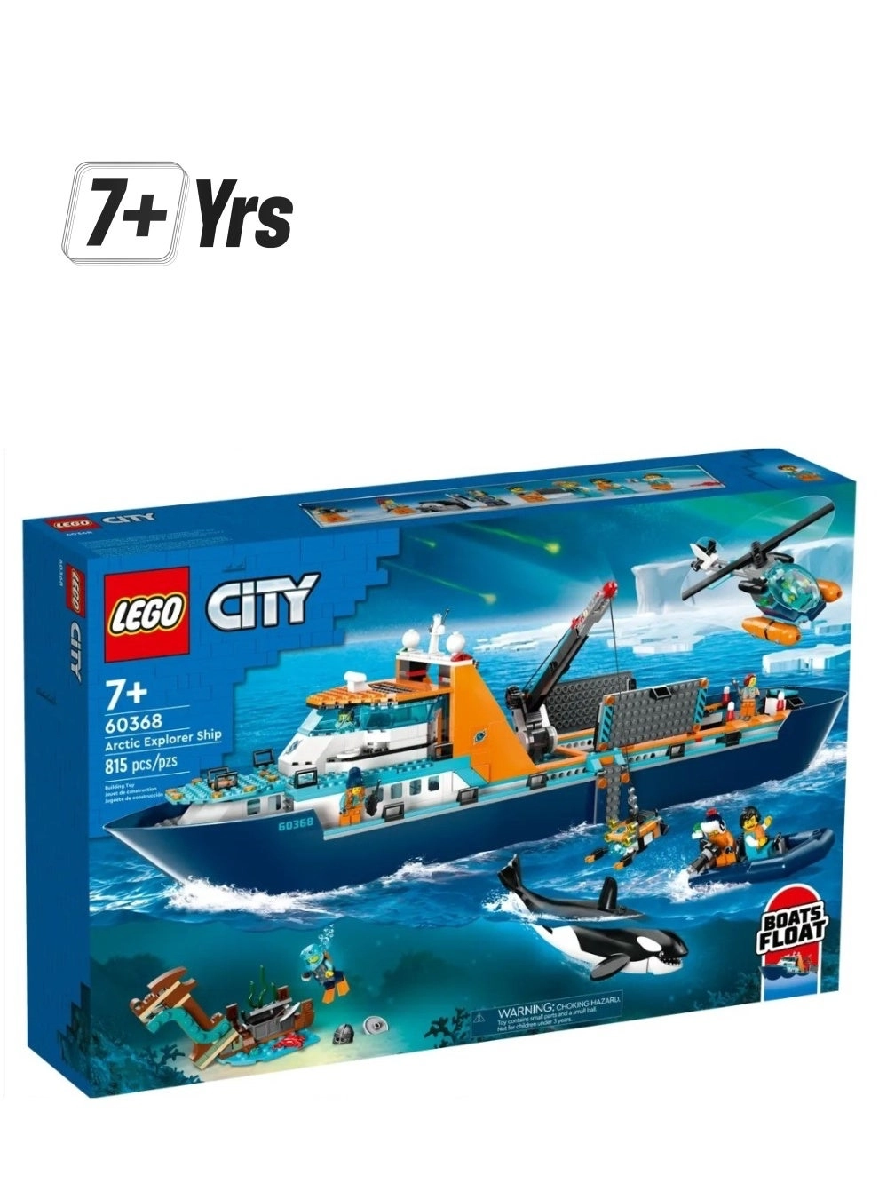 City Arctic Explorer Ship (60368) - Helicopter 7 Minifigures