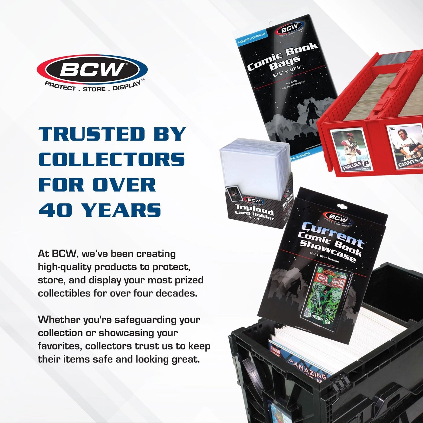 Collectible Card Bin - 1600 pcs Pack