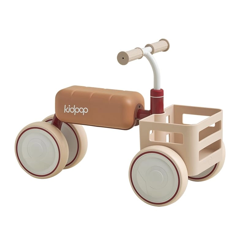 kidpop Toast - Balance Bike Convertible Push Rider Red