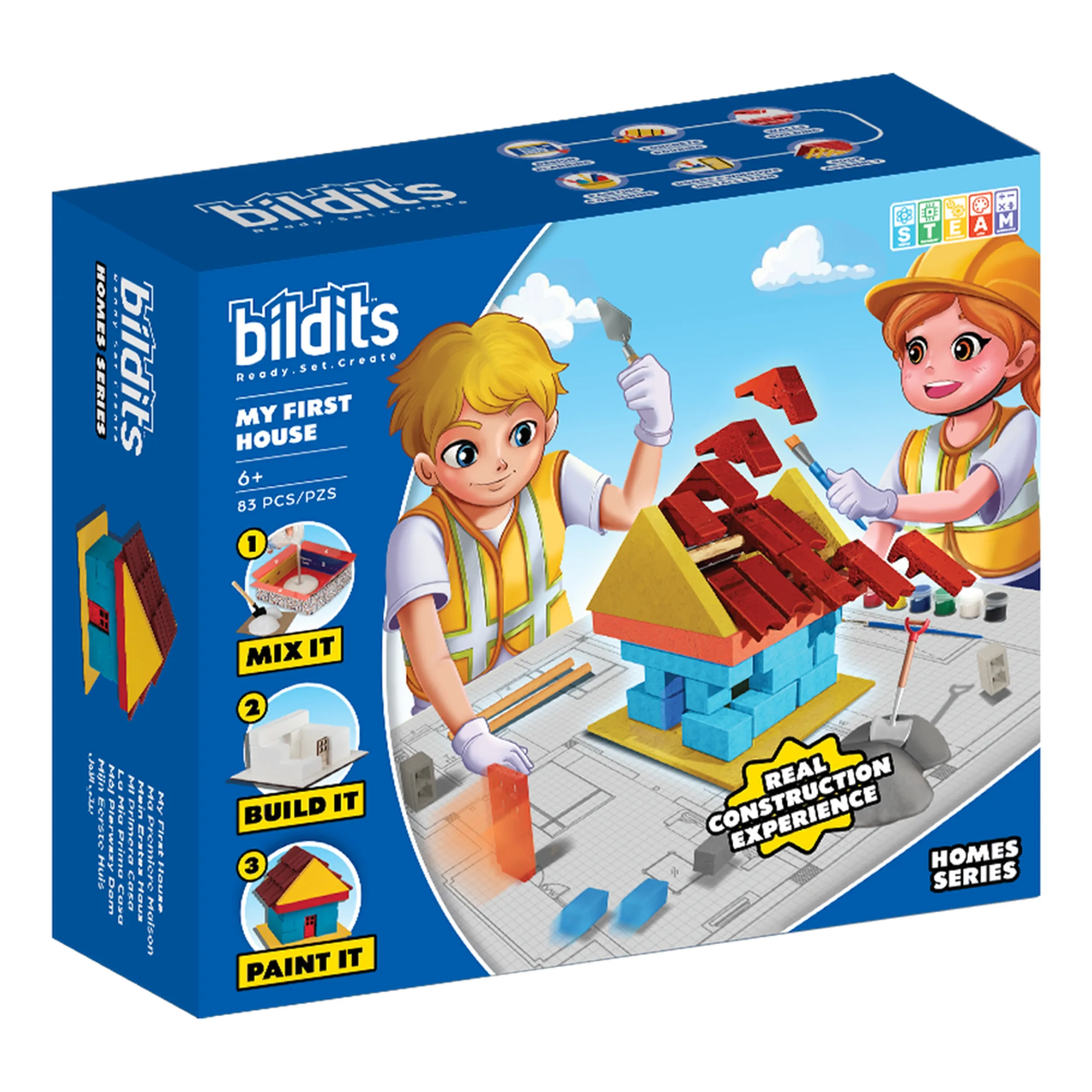 Bildits My First House - 83 Pcs Ages 6+