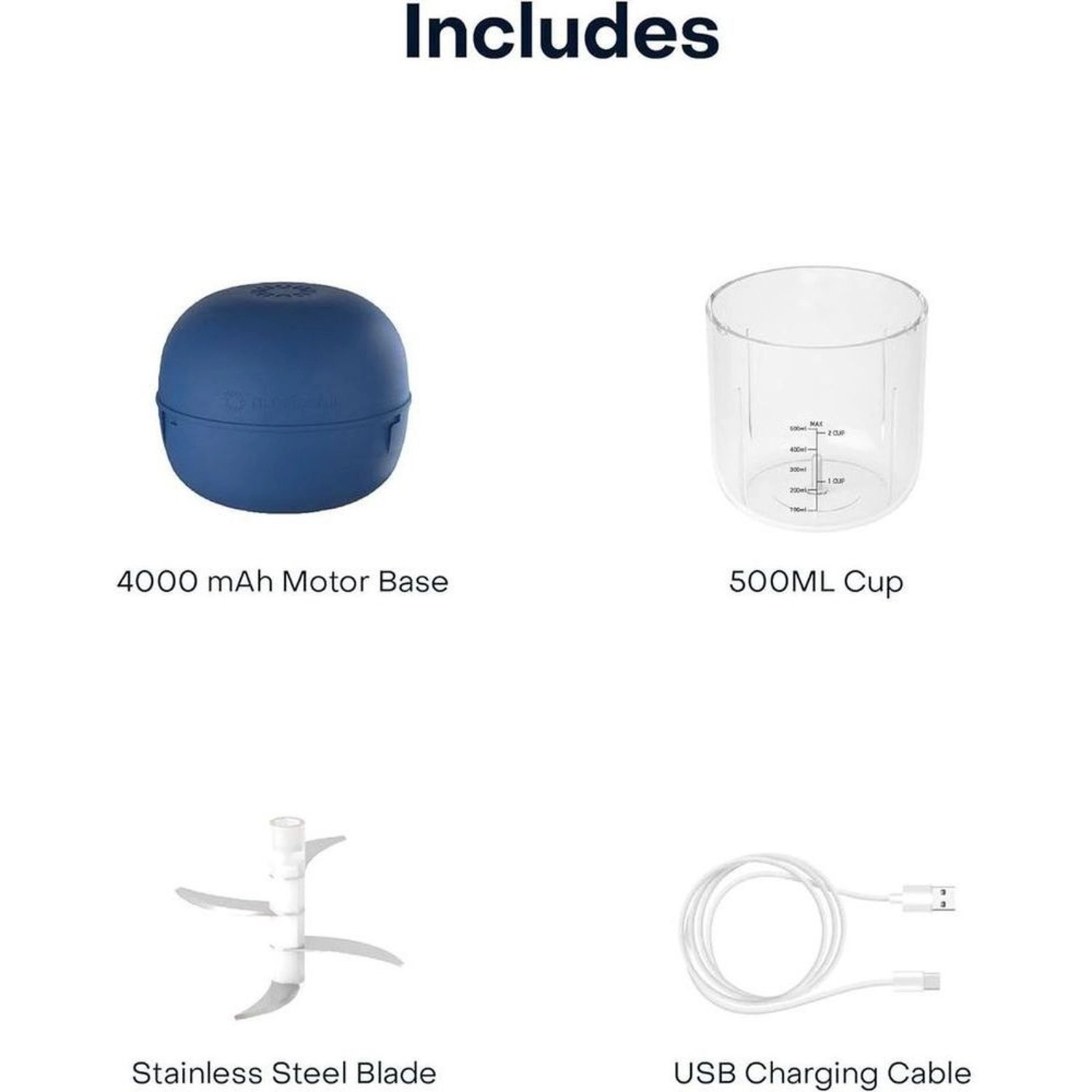 Choppi - 0.5 Liter Cordless