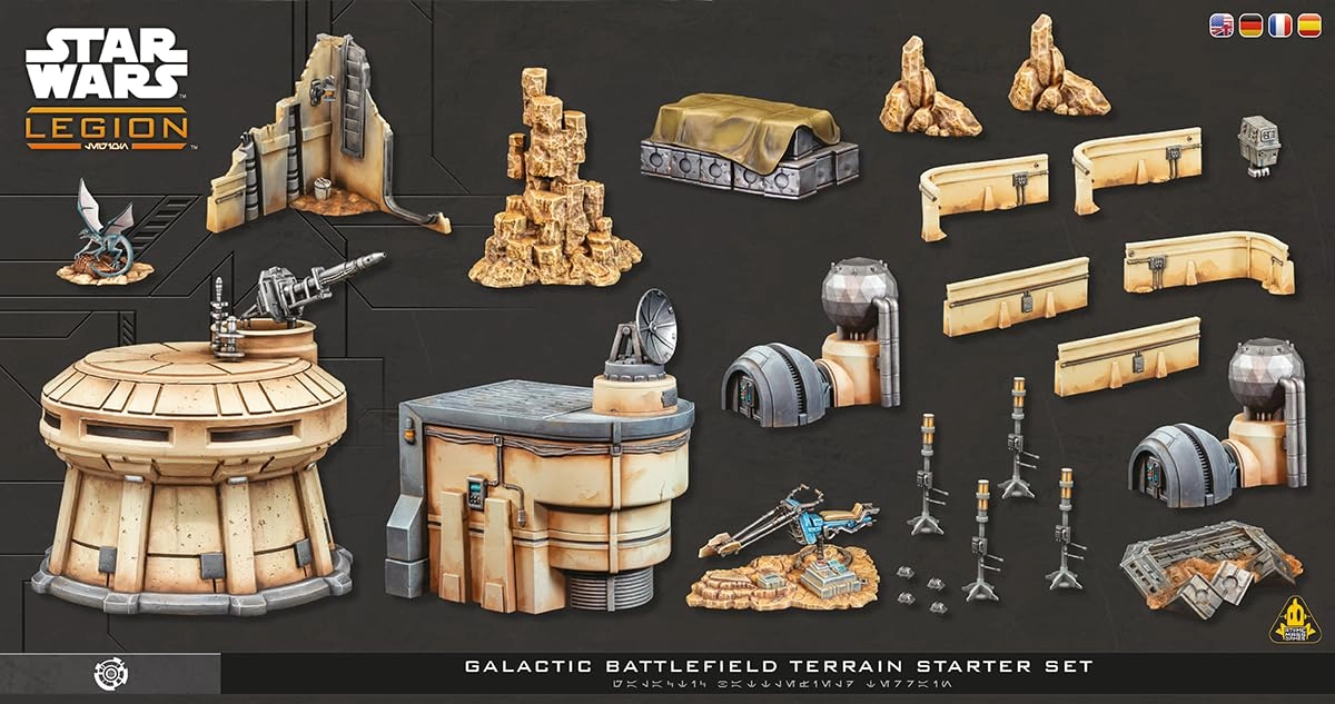 Asmodee Star Wars Legion: Galactic Battlefield Terrain Starter Set