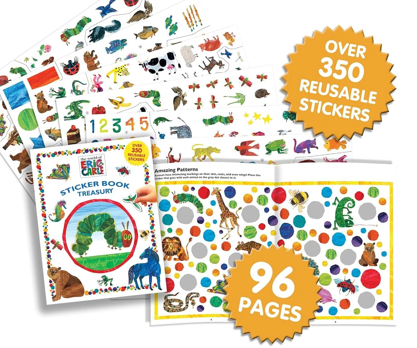 The World of Eric Carle Sticker Book 350 pcs
