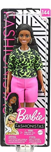 Barbie Fashionistas - Long Braids Neon Look Ages 3+
