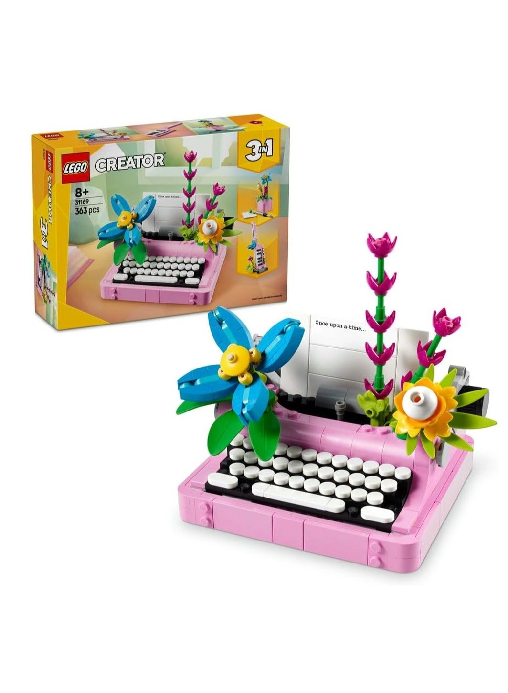 Creator 3in1 Typewriter with Flowers (31169) - 8+ years