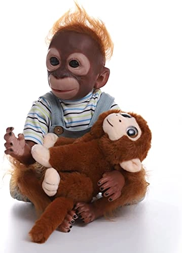 Reborn Monkey Doll - 22 Inches 55 cm Silicone Ages 3+