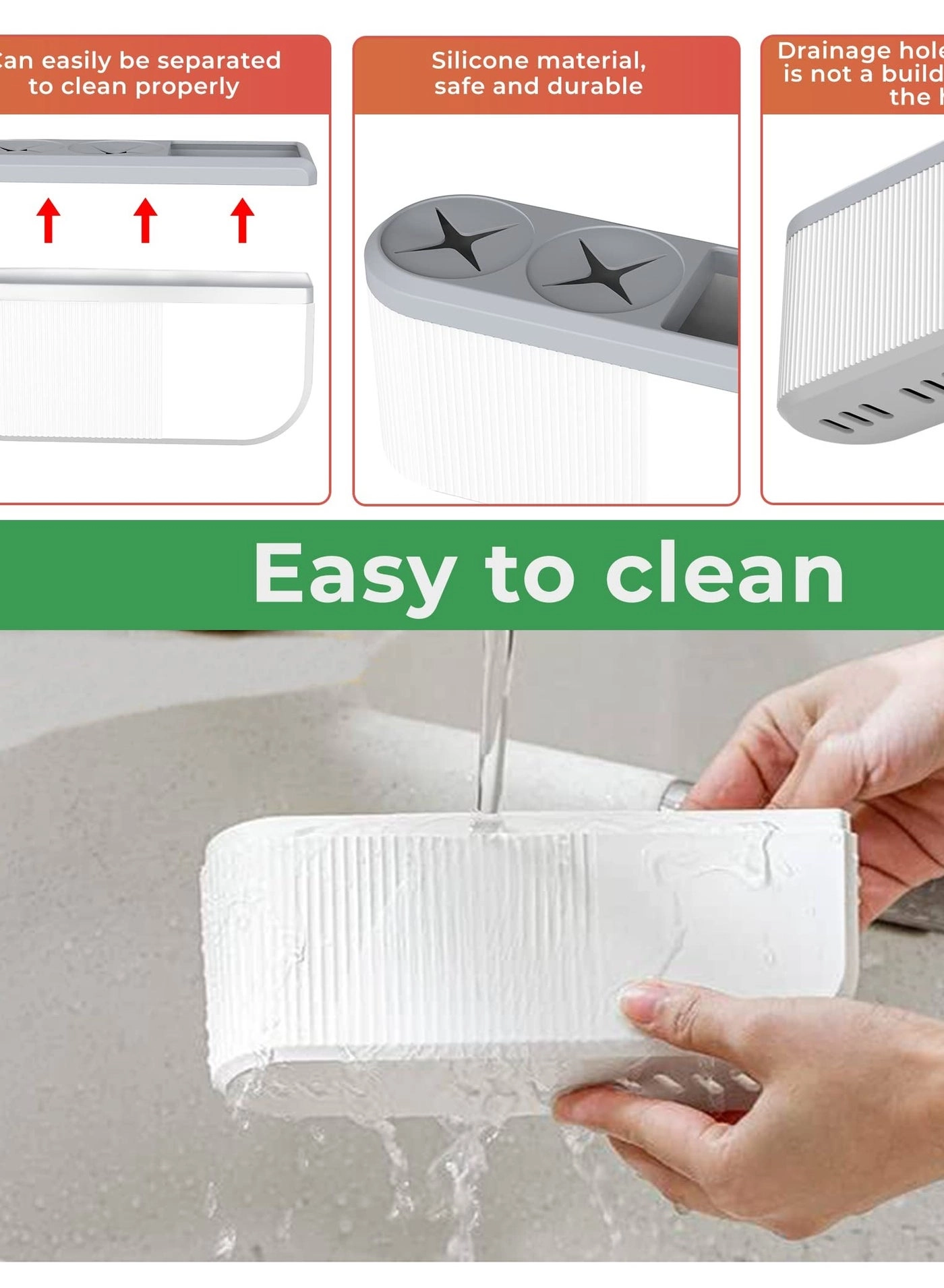 Electric Toothbrush Holder - Any toothbrush and electric toothbrush heads Wall-Mounted