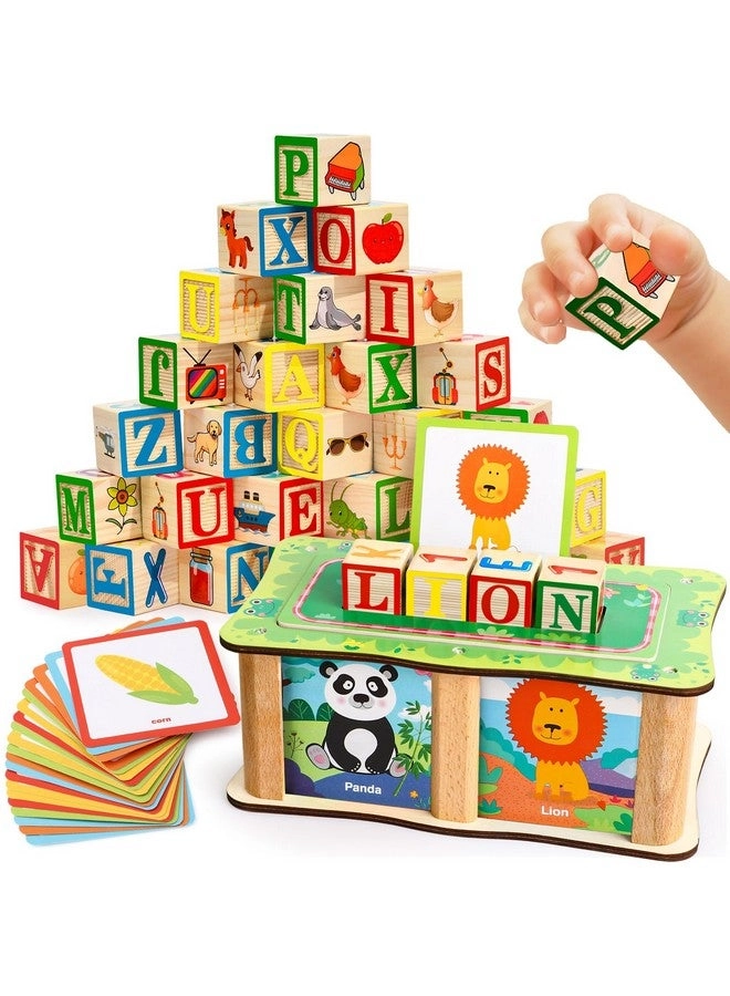 Lewo ABC Wooden Blocks - 1-3 Alphabet