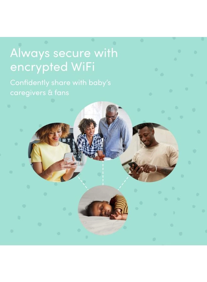 Baby Video Monitor - 1080p HD 180° ultra-wide vision