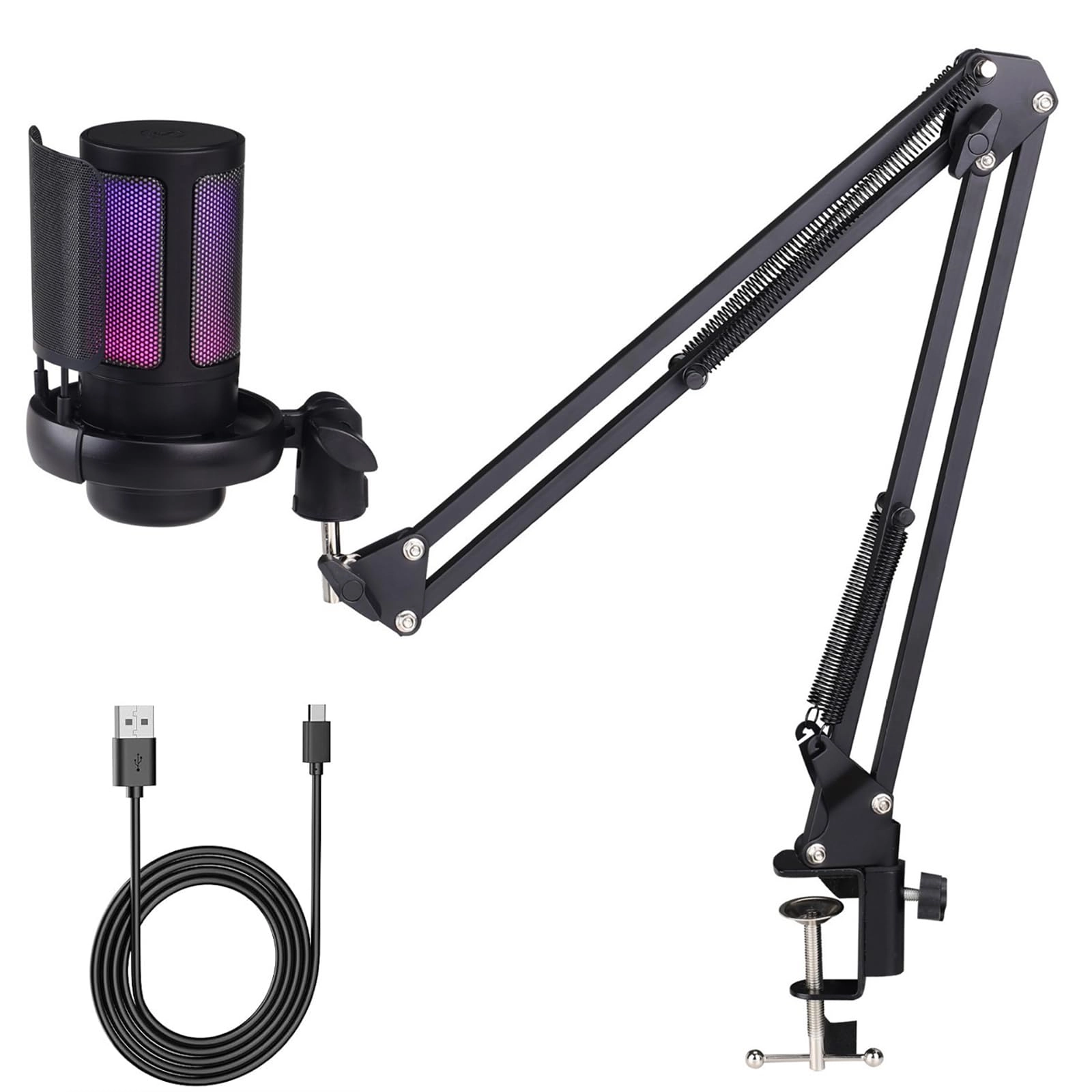 SPNOR EB6Q6 USB+3.5mm-Mini-Jack Microphone