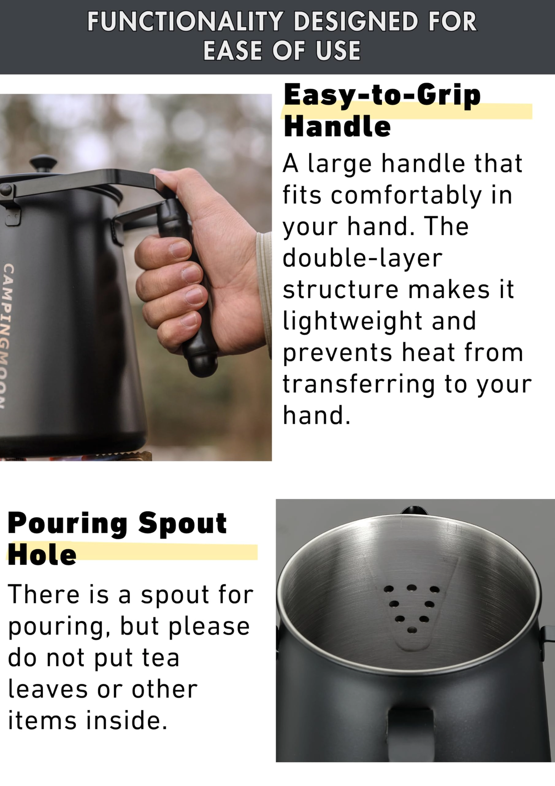 Campfire Kettle - 1.5L