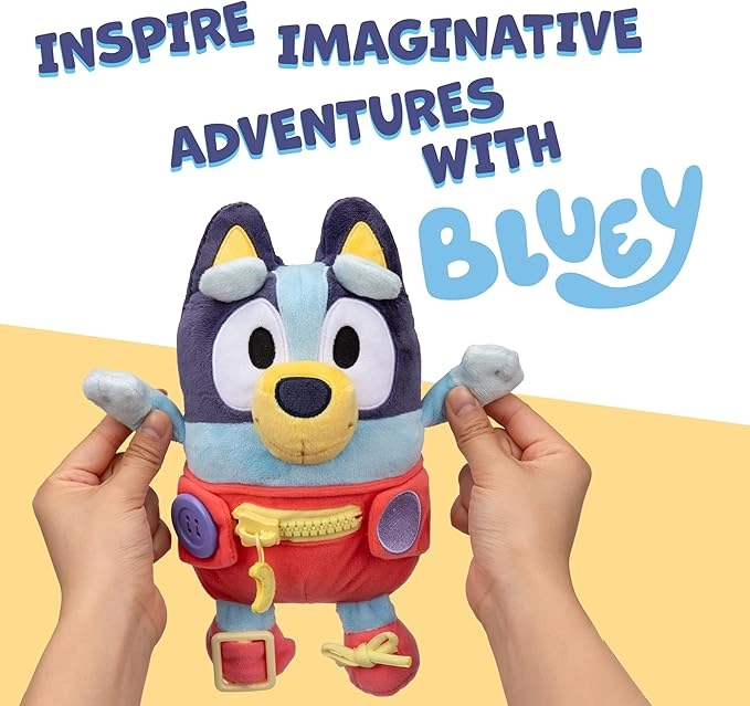 Dress & Play Baby Bluey - 25.4 cm Plush