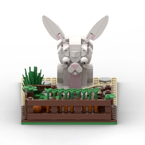 Country Bunny and Garden Building Blocks Set - 341 pcs