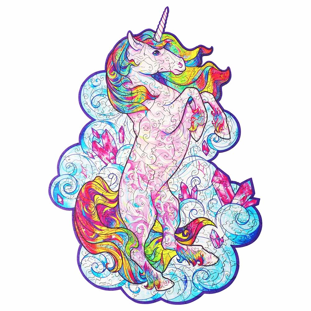 Inspiring Unicorn Wooden Puzzle (4107390-UNICORN_S) - 103 pcs