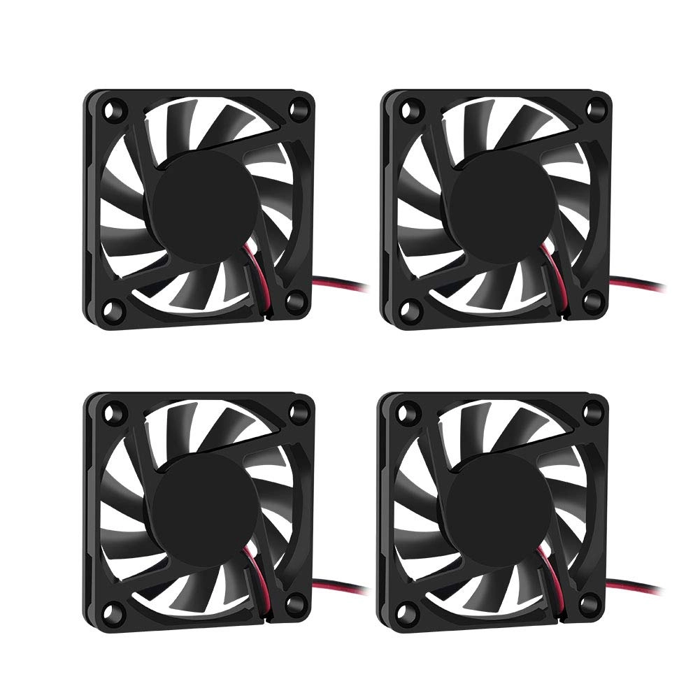 DORHEA 6010 Brushless Cooling Fan - Pack of 4Pcs 60x60x10 mm