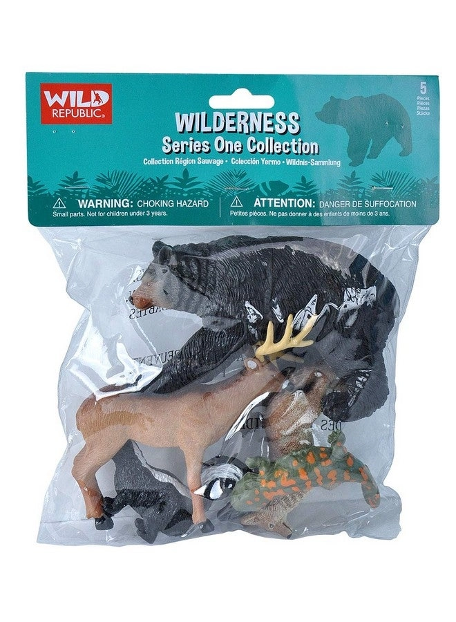 Skunk + Black Bear + Deer + Coyote + Salamander - 5 pieces