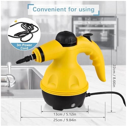 Portable Handheld Steam Cleaner - 1000W 9PCS