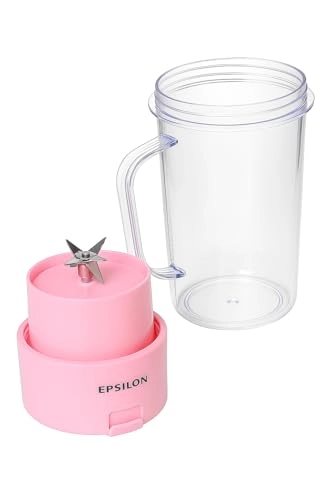 Personal Blender - Clear container, Pink, Detachable container