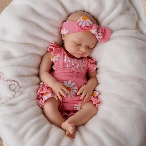 Reborn Baby Doll - 16 Inch Full Platinum Silicone Ages 3+