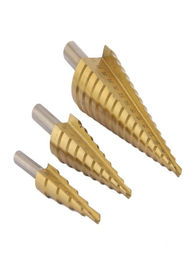 Step Cone Drill - HSS Steel Titanium 4-12/20/32mm