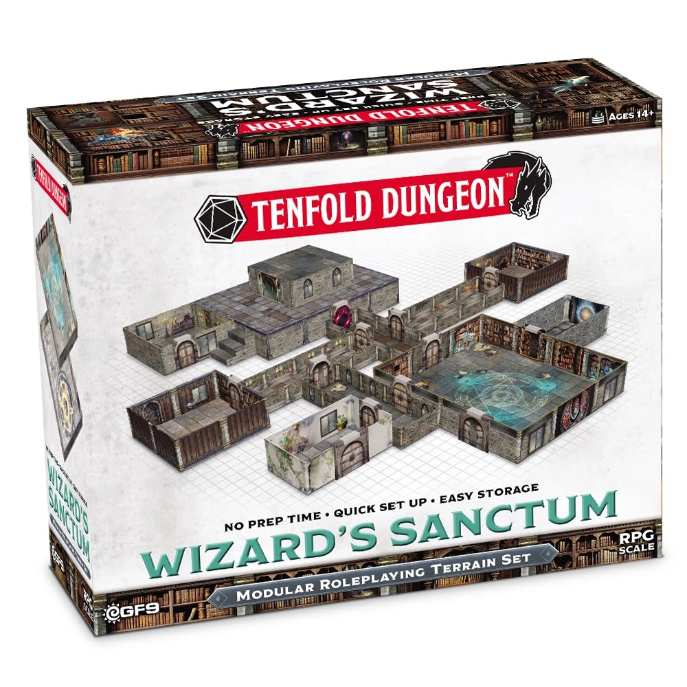 Gale Force Nine Tenfold Dungeon: Wizard's Sanctum
